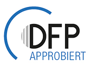Logo DFP approbiert